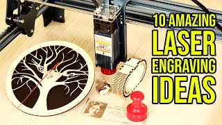 10 Things You Didnt Know You Could Make With a LASER ENGRAVER NEW Sculpfun S9 Review [upl. by Rodge]