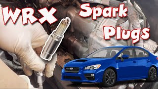 2015  2019 Subaru WRX Spark Plug Change How To DIY [upl. by Turro]