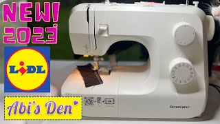 NEW  Lidl SEWING MACHINE  STARTER LESSON October 2023 Silvercrest Sewing Machine abisden [upl. by Saunders58]