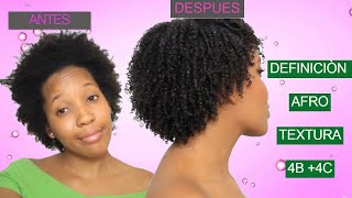 BEST WAY TO DEFINE YOUR 4A4B4C CURLS IN 2021 Natural Hair [upl. by Radbourne]