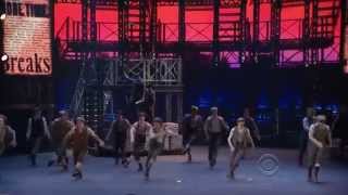 NEWSIES Broadway  2012 Tony Awards [upl. by Nwahsuq]