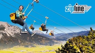 Zipline Stoderzinken 2014 [upl. by Trefler]