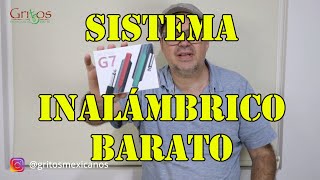 Sistema inalámbrico económico para guitarra Westshell Wireless G7 [upl. by Yarg138]