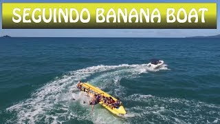 Drone Phantom Banana Boat Itapema  SC [upl. by Junna933]