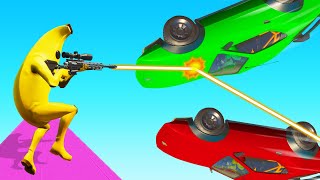 SNIPERS VS UPSIDE DOWN SUPERCARS Fortnite Funny Moments [upl. by Freytag]