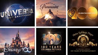 Movie Studios 100th Anniversary Logos Collection [upl. by Nnaihs]