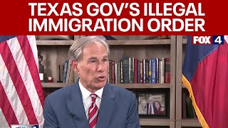 Texas Gov Greg Abbott orders hospitals to give info on migrants in country illegally [upl. by Uird]