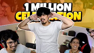 1 Million Celebration with GamerFleet Mother 🎂  Dance  Emotional 😭❤️ [upl. by Seel]