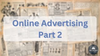 Online Advertising Part 2  CIPPUS Certification [upl. by Malik469]