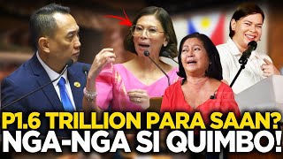 BAKIT P16 TRILLION ANG SOBRA QUIMBO NAUTAL SA TANONG NI CONG DE JESUS NAKAKA HIYA KAYO [upl. by Yeltnerb]