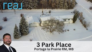 3 Park Place  Portage la Prairie Manitoba  REAL Broker [upl. by Lleret]