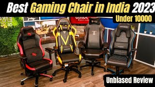 5 Best Gaming Chair in India 2023  Gaming Chair under 10000  Best Gaming Chair for Long Hours [upl. by Kempe]