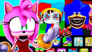 Amy Plays Sprunki But Shin Sonic vs Digital Circus Mod [upl. by Belford393]