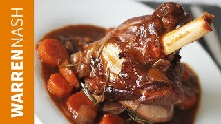 How to cook Lamb Shanks  In the Oven  Recipes by Warren Nash [upl. by Laurence857]