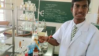 BROWN RING TEST OF NITRATE ION NO3 IN LAB Paper ball test cu chipsBrown ring test explained [upl. by Madel669]