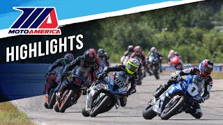 MotoAmerica Medallia Superbike Race 2 Highlights at Brainerd 2023 [upl. by Rusty]