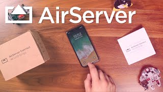 How to screen mirror your iPhone to AirServer Connect [upl. by Ruhtra]