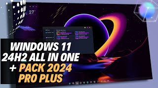 Windows 11 24h2 All in One  Pack 2024 Pro Plus  Alto Desempenho E Otimizado ✅ [upl. by Ynatterb]