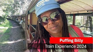 Australia  Puffing Billy Train Experience 2024 [upl. by Brothers]