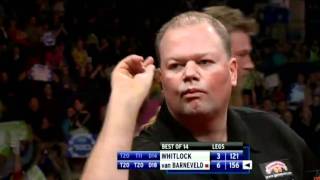 PDC Premier League 2011  van Barneveld 156 Checkout vs Whitlock [upl. by Gilges859]