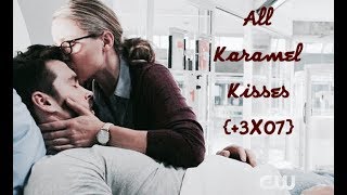 Flash 3x17 MonEL Kiss Kara and wake her up [upl. by Einafit]