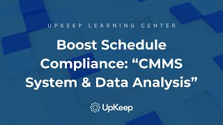 How to Improve Preventive Maintenance Schedule Compliance Indepth Data Analysis amp CMMS System Tips [upl. by Dumah]