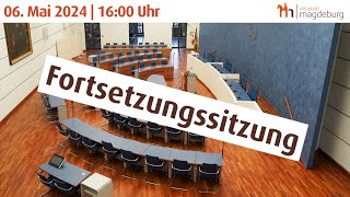 Stadtratssitzung vom 06 Mai 2024 Fortsetzung [upl. by Velasco]