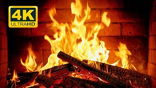 🔥 Cozy Fireplace 4K 12 HOURS Fireplace with Crackling Fire Sounds Crackling Fireplace 4K [upl. by Fleeta234]