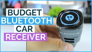 Best Bluetooth Car Adapter Under 20  Elecwave Bluetooth Car Receiver Review [upl. by Rintoul]