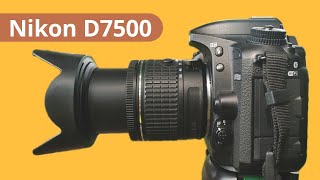 Nikon D7500 Review in Hindi [upl. by Jay]