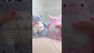 2 Crochet Totoros  Crochet Plushies  Studio Ghibli Crochet Ideas  crochet crochetpatterns [upl. by Notxarb852]