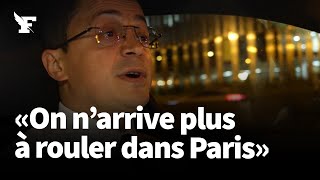 Périphérique à 50kmh «On devient fous » se désole un taxi parisien [upl. by Micheil]