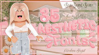 35 Aesthetic Fonts EXPOSING my fonts ‧₊˚✩ [upl. by Loar150]