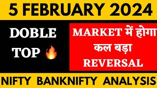 NIFTY PREDICTION FOR TOMORROW amp BANKNIFTY ANALYSIS FOR 5 FEB 2024  MARKET ANALYSIS FOR TOMORROW [upl. by Daggna]