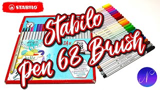 STABILO PEN 68 BRUSH ❃ Recensione  Testiamoli insieme Review amp Swatches [upl. by Dorison417]