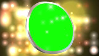 Video Circle Shine Green Screen Free Animation Effect Stock AA VFX [upl. by Airalednac]