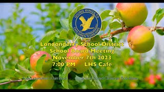 School Board Meeting 1172023 [upl. by Lucienne161]