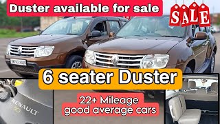 RENAULT DUSTER  Ye duster SIX SEATER kaise hai  How to check used car  SECOND HAND CAR Chandigarh [upl. by Norvin]