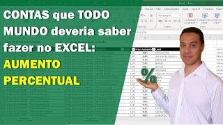 Como Calcular AUMENTO PERCENTUAL no EXCEL Todas as Porcentagens 1 de 4 [upl. by Chung]