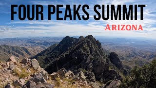 Four Peaks  Summiting Browns Peak via Scree Chute  Iconic Arizona Mountain  Best Hikes in AZ [upl. by Aicemaj263]