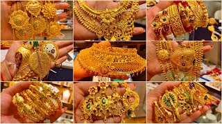 5 মধ্যে earrings bala necklace chur under 1lakh gold design with priceparashmanijewellers [upl. by Marice]