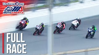 Crazy Motorcycle Race MotoAmerica Twins Cup Race 1 at Daytona 2022 [upl. by Denoting]