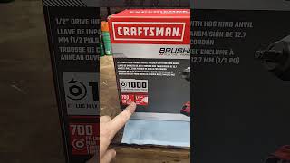 Craftsman High Torque 12quot Impact Wrench [upl. by Toiboid]