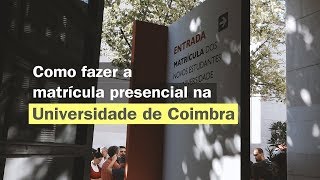 Como fazer a matrícula presencial na UC 20182019 [upl. by Karmen]