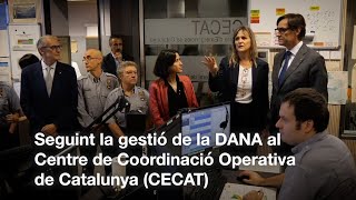 Visita al Centre de Coordinació Operativa de Catalunya CECAT [upl. by Rebane]