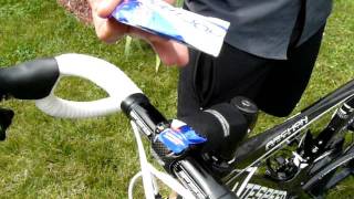 SpeedSleev Use Demonstration on a Road Bike [upl. by Rudich]