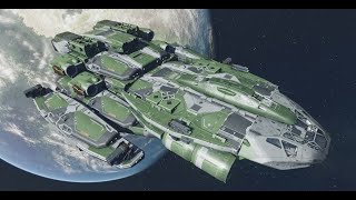 Starfield  Best Looking Overpowered Endgame Cargo Spaceship Builds Over 30K Cargo Space Hercules [upl. by Osmund]