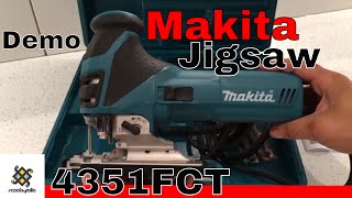 Makita 4351FCT Orbital Action Jigsaw amp Demo [upl. by Notneuq]