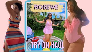 CUTE BIKINIS amp COVERUPS Curvy girl approved  Rosewe Try On Haul [upl. by Innattirb762]