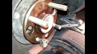 How to remove and install wheel studs EASY WAY [upl. by Namhcan]